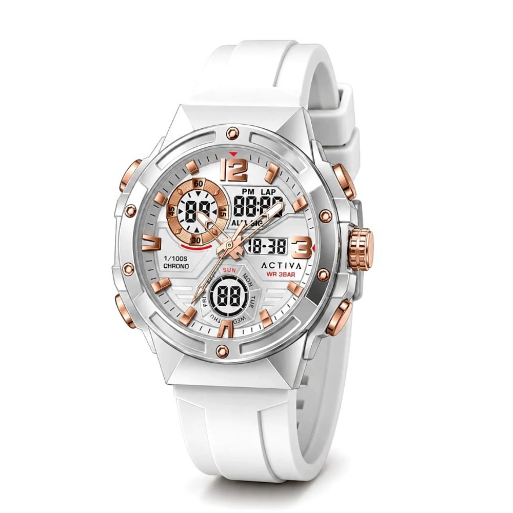 Invicta Activa Virtux ACW8118-002 White Sport Watch 51mm New